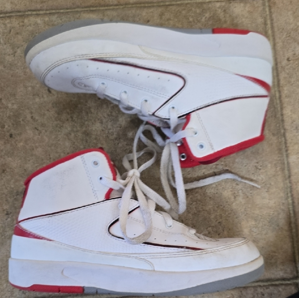 Jordan Kids Sneakers - White and Red